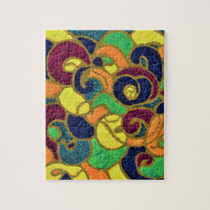 ''ZIG ZAG '' JIGSAW PUZZLE