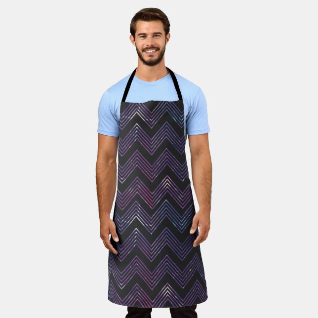 Zig Zag Pattern Apron (Worn)