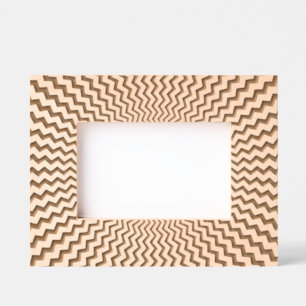 Zig Zag Starburst Design Etched Frames