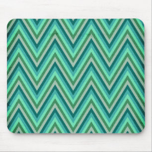Zig Zag Striped Background Mouse Mat
