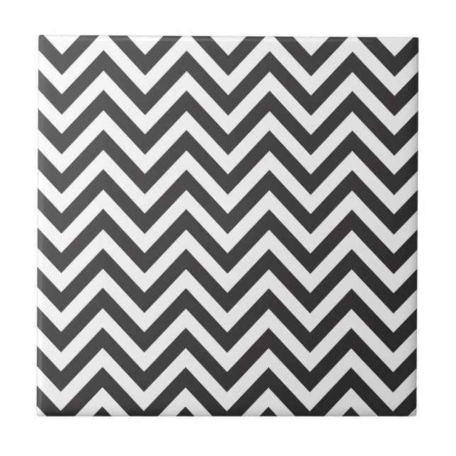 Zig Zag Striped Pattern Zazzle Template Background Tile (Front)