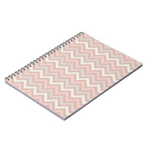 Zig Zag Stripes Draw In Calm Watercolor Notebook
