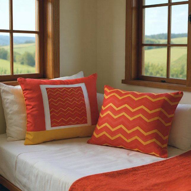 Zig Zaggers  Decorative Cushion (Creator Uploaded)