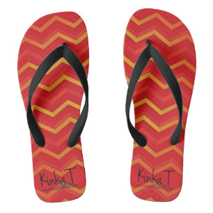 Zig Zaggers Flip Flops