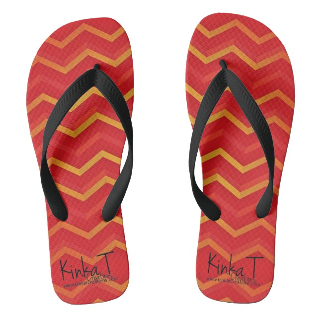 Zig Zaggers Flip Flops (Footbed)