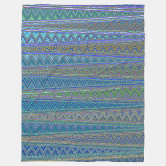 ZIG ZAGGING IN THE THIRD UNIVERSE FLEECE BLANKET