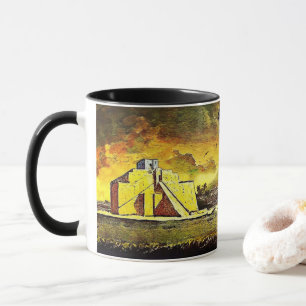 Ziggurat of Ur Throw Pillow Mug