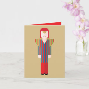 Ziggy – Glam Rock Greeting Card