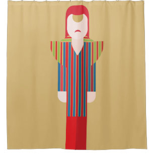Ziggy – Glam Rock Shower Curtain