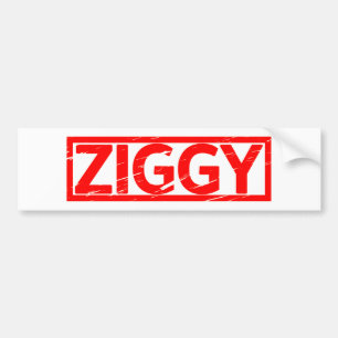 Ziggy Stamp Bumper Sticker