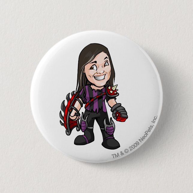 Ziggytron Darigan Citadel Staff Player 6 Cm Round Badge (Front)