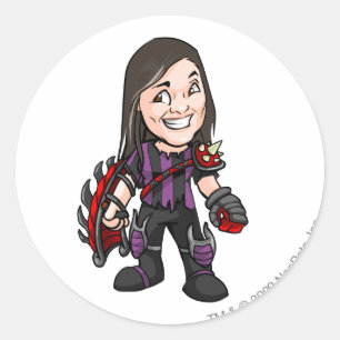 Ziggytron Darigan Citadel Staff Player Classic Round Sticker