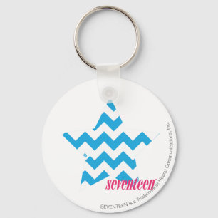 ZigZag Aqua 2 Key Ring