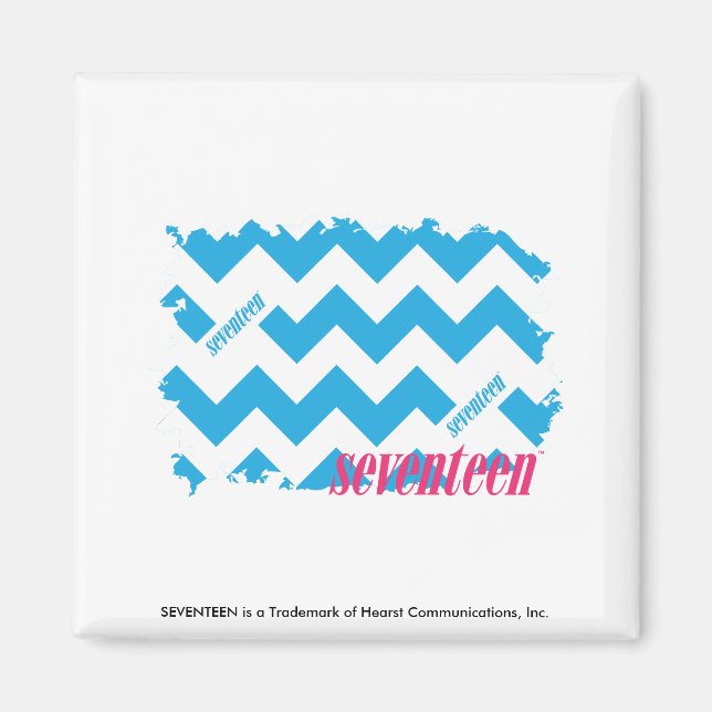 ZigZag Aqua 3 Magnet (Front)