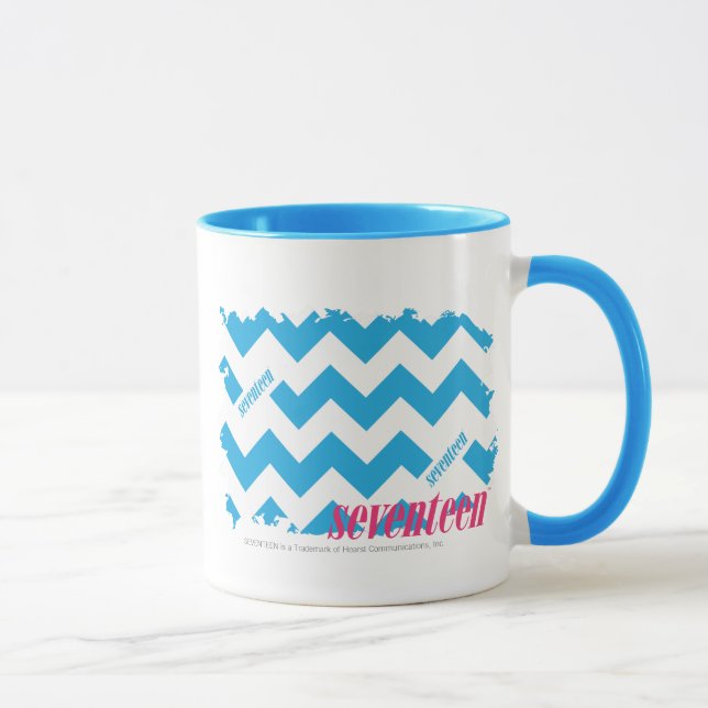 ZigZag Aqua 3 Mug (Right)