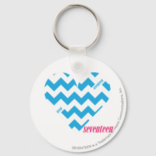 ZigZag Aqua 4 Key Ring