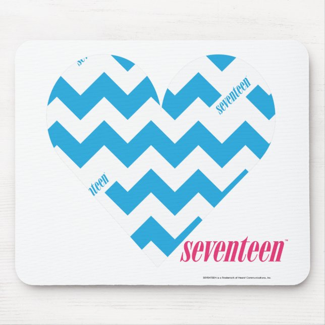 ZigZag Aqua 4 Mouse Mat (Front)