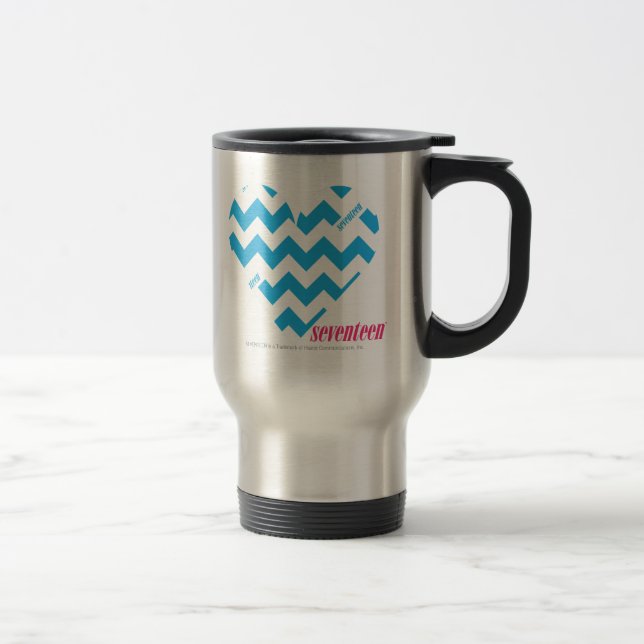 ZigZag Aqua 4 Travel Mug (Right)