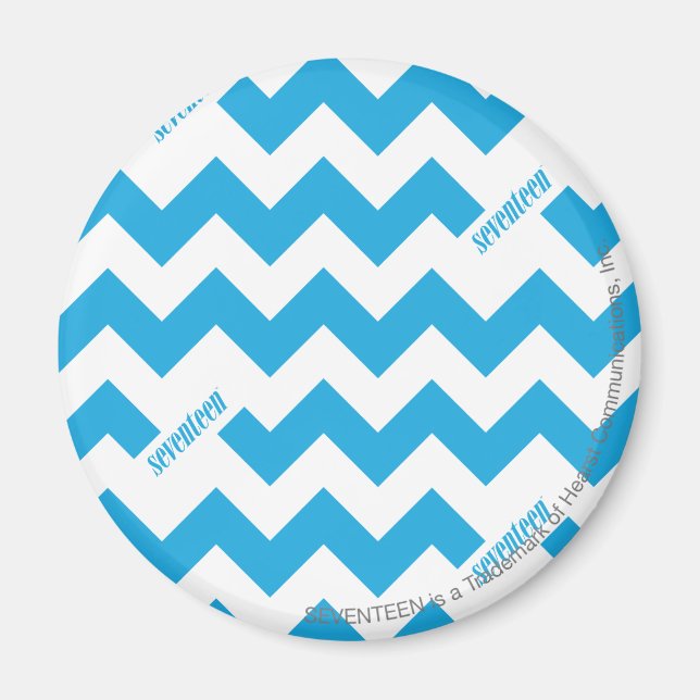 ZigZag Aqua Magnet (Front)