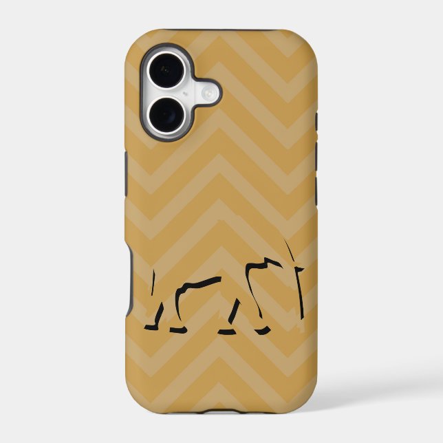 Zigzag Chevron and Elephant (Back)