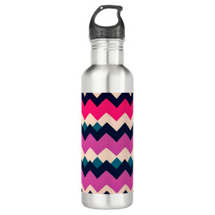 Zigzag Chevron Colourful Pattern Design 710 Ml Water Bottle