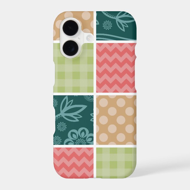 Zigzag, Chevron, Gingham, Polka Dots, Patchwork (Back)