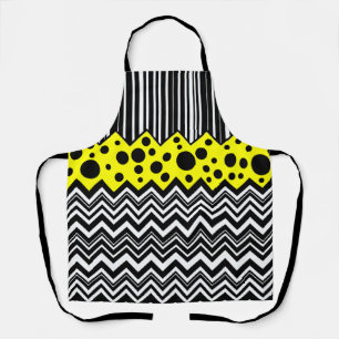 ZigZag Dotted Stripe Apron