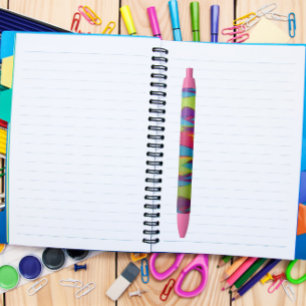 Zigzag Dyes Blue Ink Pen