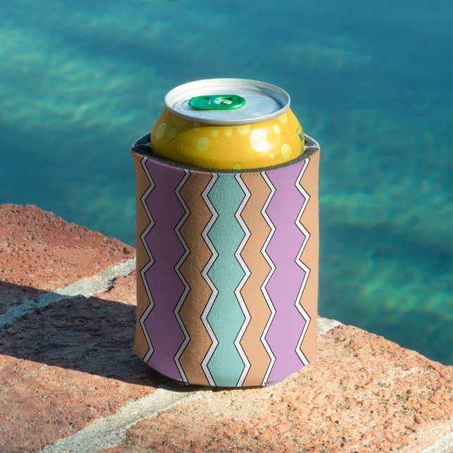 ZigZag Geometric Pattern Can Cooler (In Situ Pool)