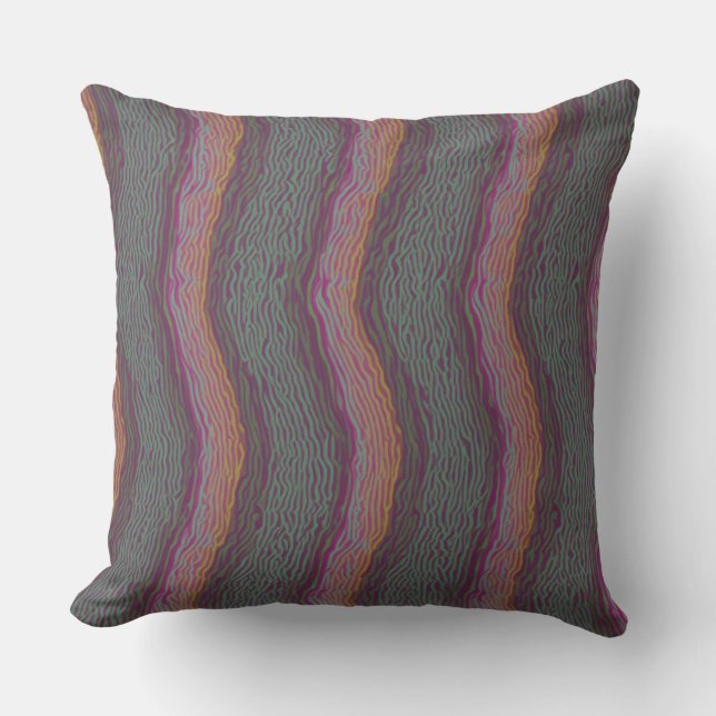 zigzag india pattern cushion (Front)