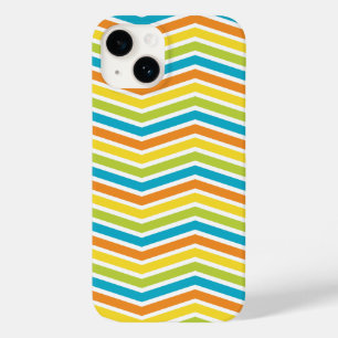 Zigzag lines, colourful patterns, patterns Case-Mate iPhone 14 case