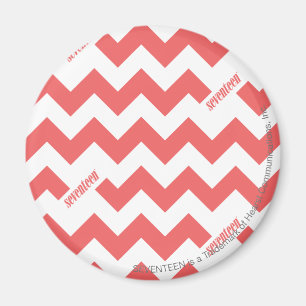 ZigZag LtPink Magnet
