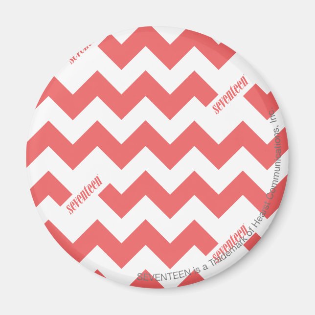 ZigZag LtPink Magnet (Front)