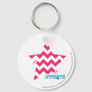 ZigZag Magenta 2 Key Ring
