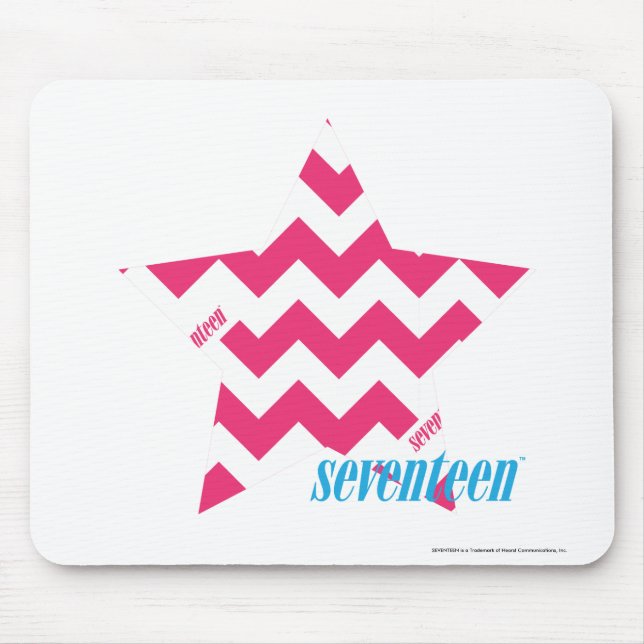 ZigZag Magenta 2 Mouse Mat (Front)