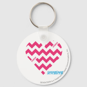 ZigZag Magenta 3 Key Ring