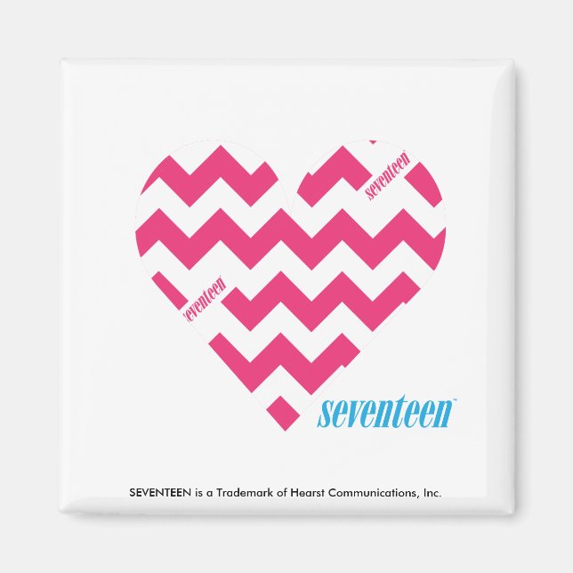 ZigZag Magenta 3 Magnet (Front)