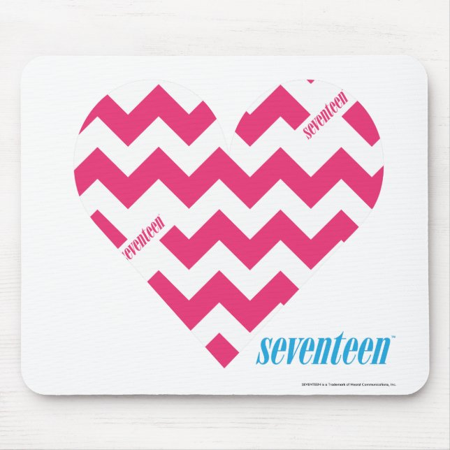 ZigZag Magenta 3 Mouse Mat (Front)