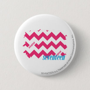 ZigZag Magenta 4 6 Cm Round Badge