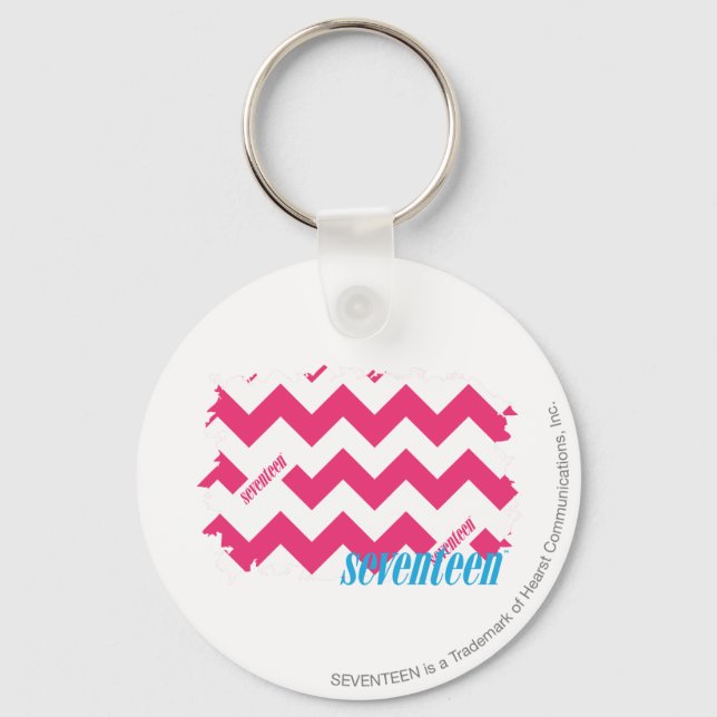 ZigZag Magenta 4 Key Ring (Front)