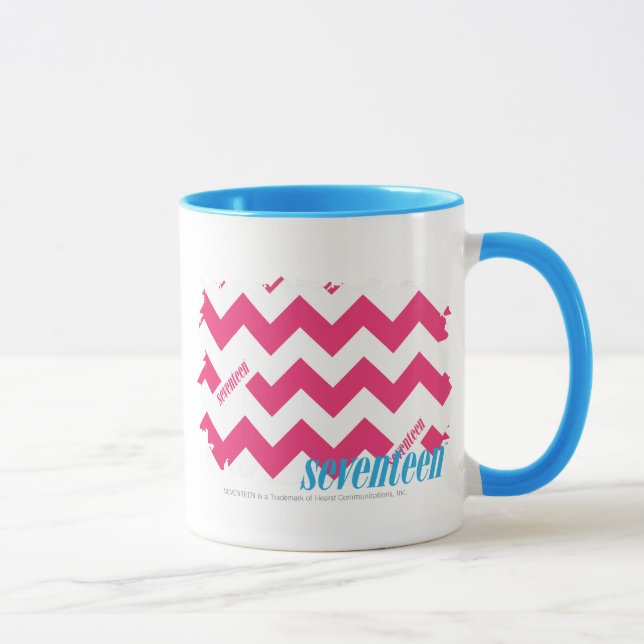ZigZag Magenta 4 Mug (Right)