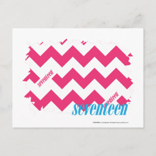 ZigZag Magenta 4 Postcard