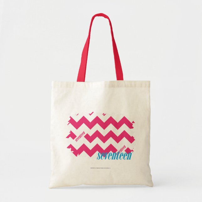 ZigZag Magenta 4 Tote Bag (Front)