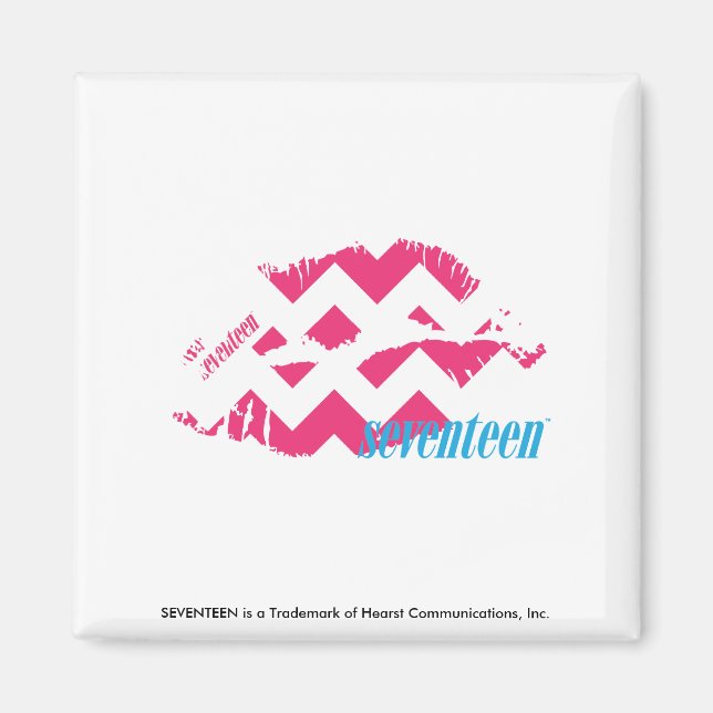ZigZag Magenta Magnet (Front)