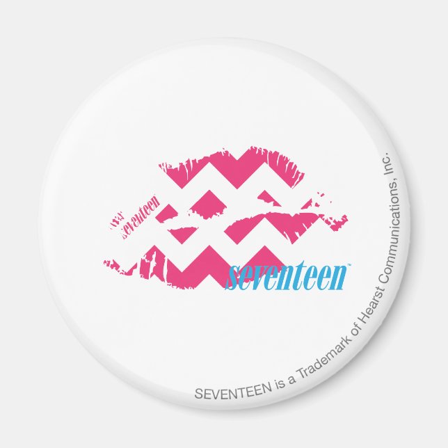 ZigZag Magenta Magnet (Front)