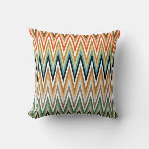 Zigzag Multicolor Pattern Cushion
