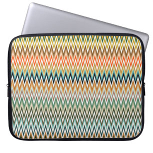 Zigzag Multicolored Pattern Laptop Sleeve