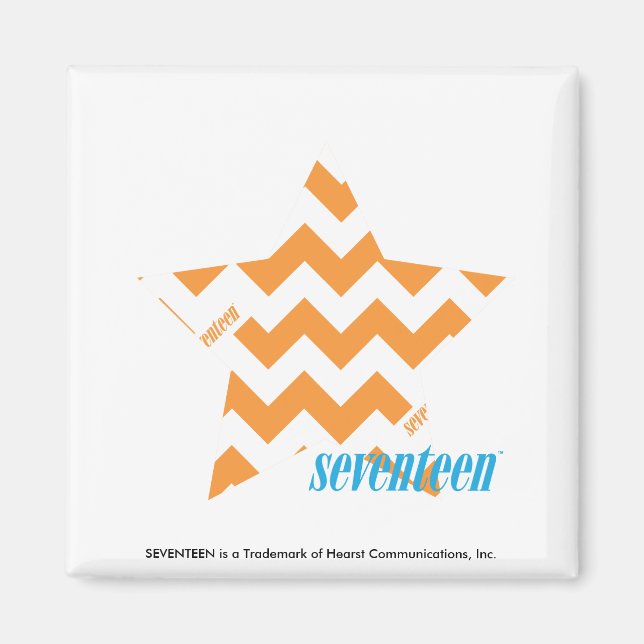 ZigZag Orange 3 Magnet (Front)