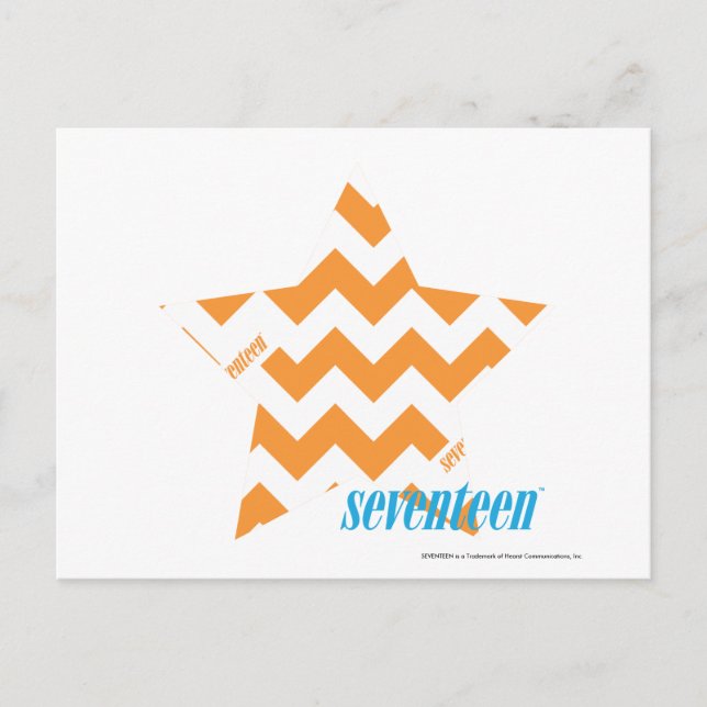 ZigZag Orange 3 Postcard (Front)