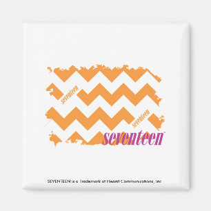 ZigZag Orange 4 Magnet